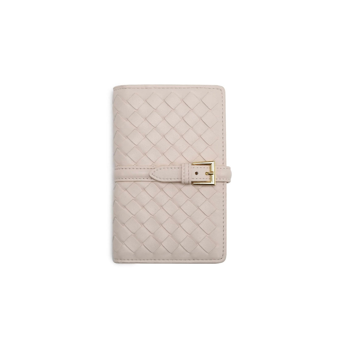 WOVEN WALLET off-white