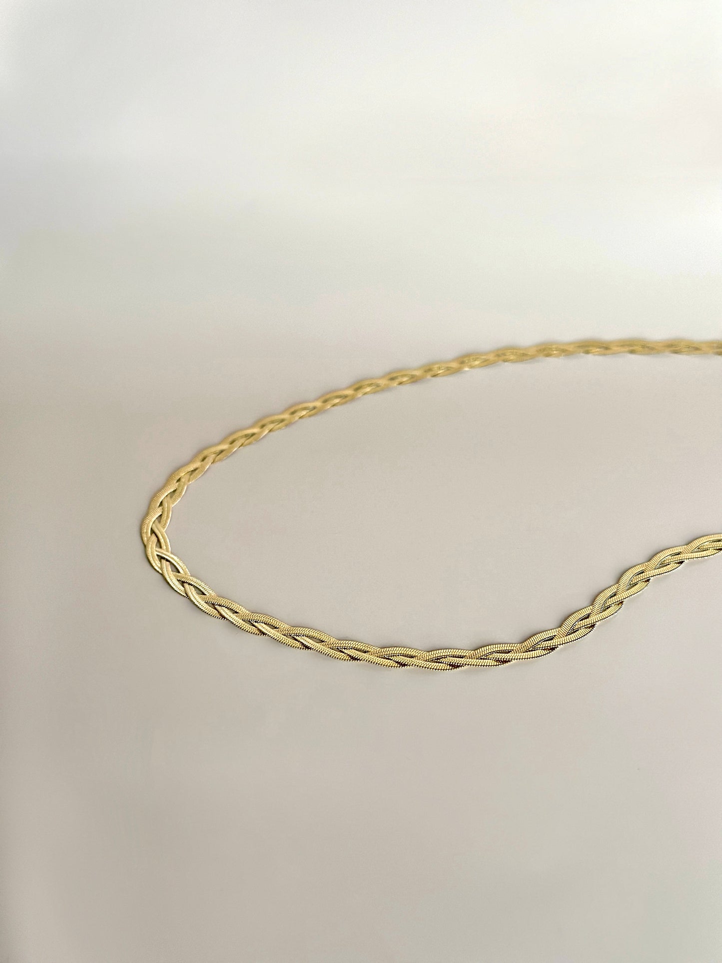 BRAIDED SNAKE necklace
