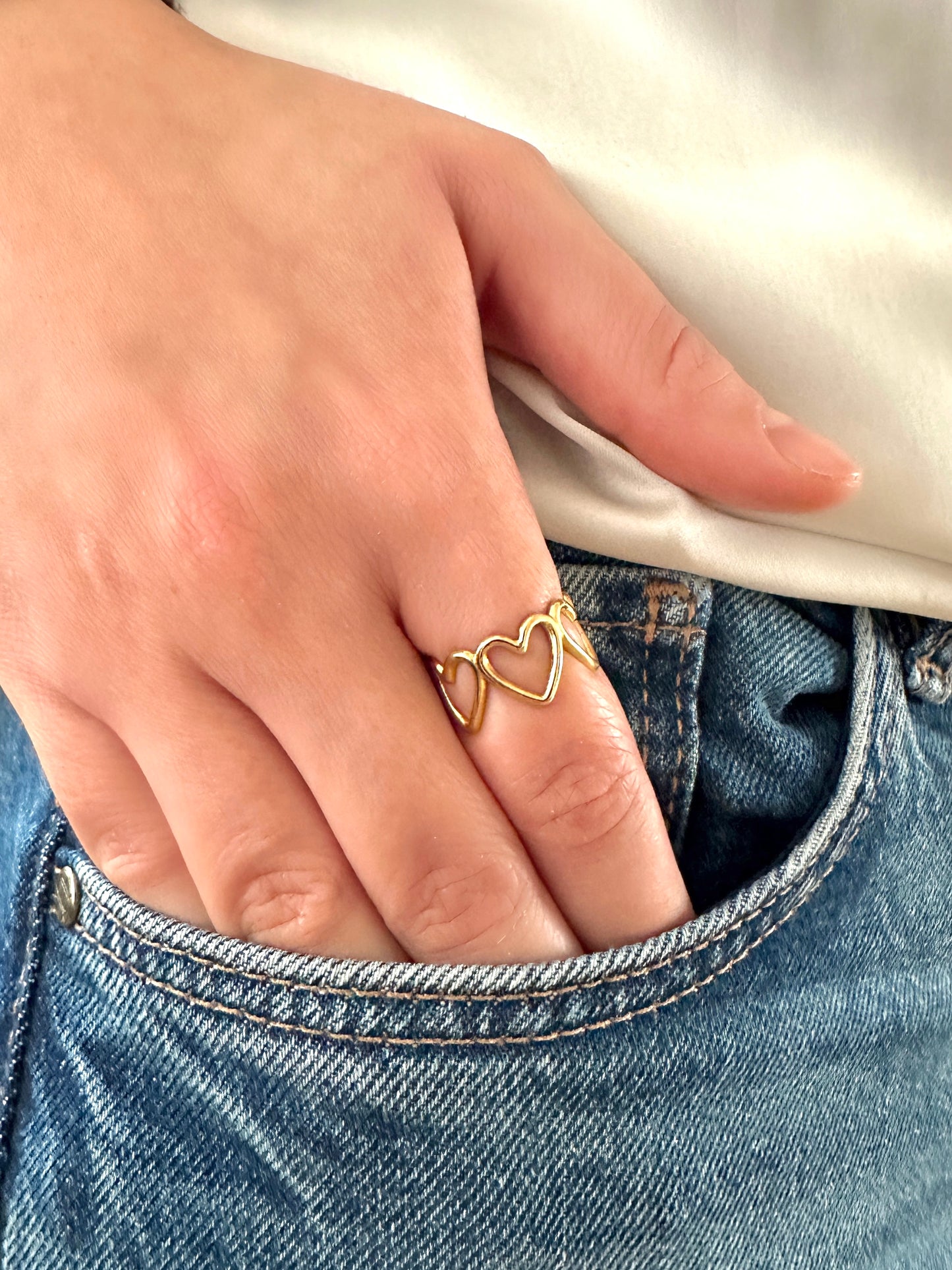 OPEN HEART ring
