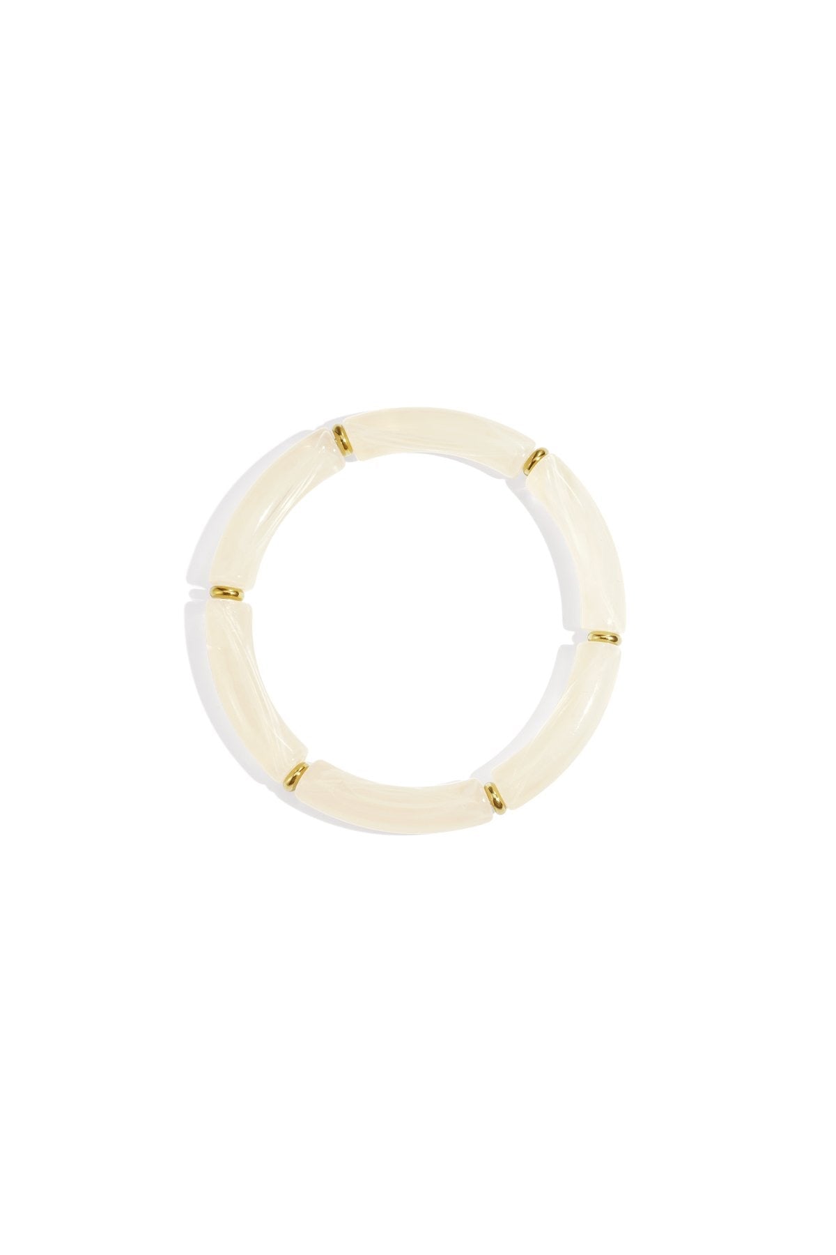 BEAD BRACELET cream