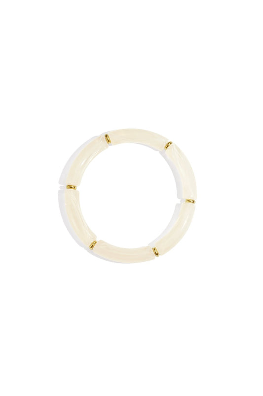 BEAD BRACELET cream
